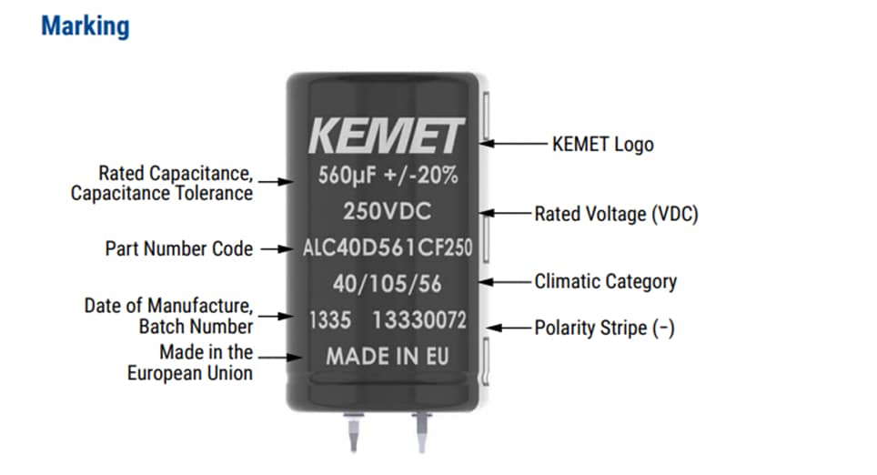 HighReliability SnapIn Electrolytic Capacitors KEMET Mouser