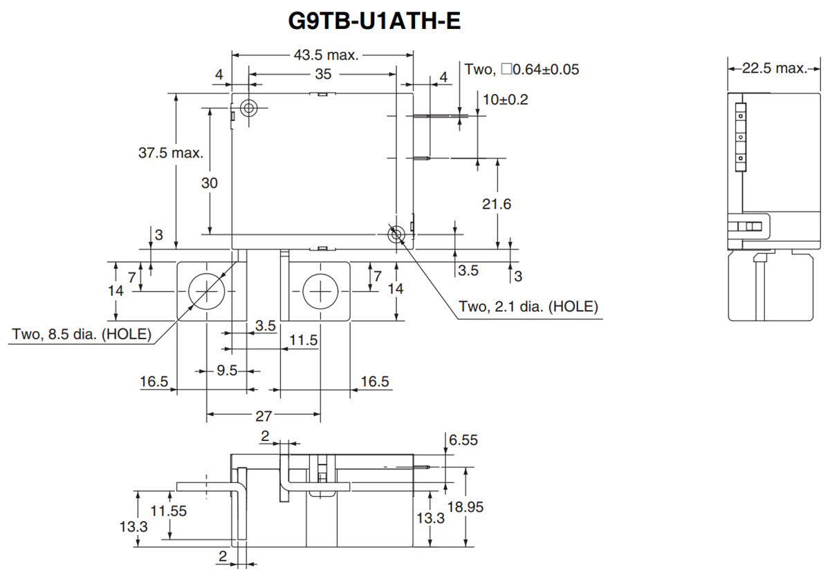 G9TB AC Power Latching Relays Omron Electronics Mouser