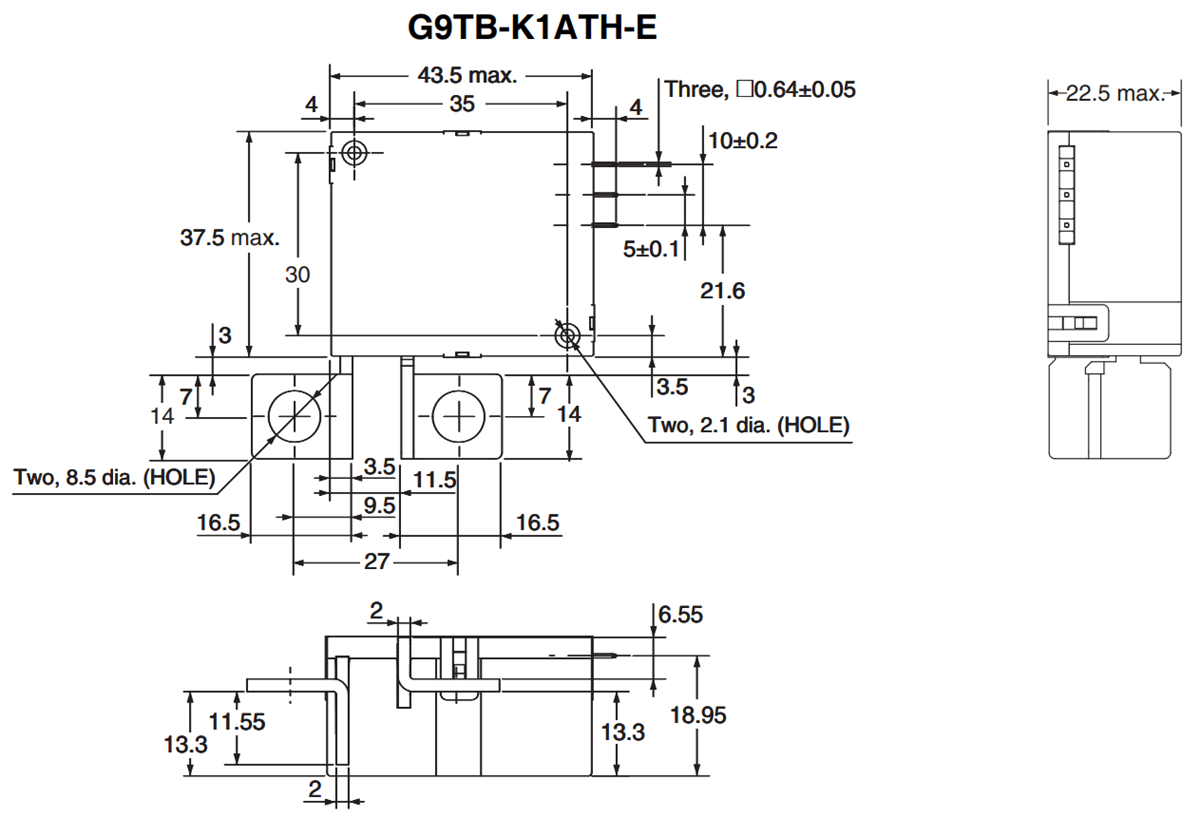 G9TB AC Power Latching Relays Omron Electronics Mouser