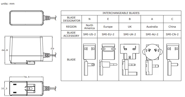 SMI36 AC-DC Power Supplies - CUI Inc | Mouser