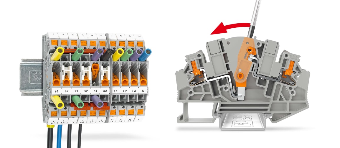 PTVME 6/S Test Disconnect Terminal Blocks - Phoenix Contact | Mouser