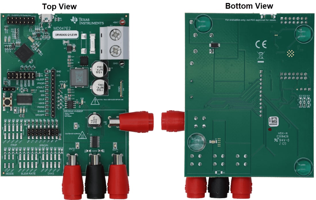 Mechanical Drawing - Texas Instruments DRV8243S-Q1EVM Driver Evaluation Module (EVM)