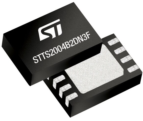 STMicroelectronics STTS2004 2.2V Memory Module Temperature Sensor
