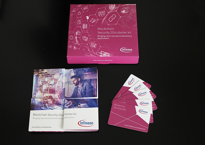 What's included in the Blockchain Security 2Go starter kit.